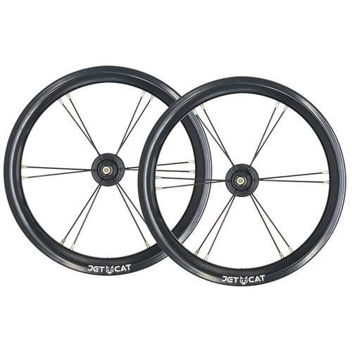 фото Колеса jetcat wheels pro double 14 2 шт. (без покрышек), черный