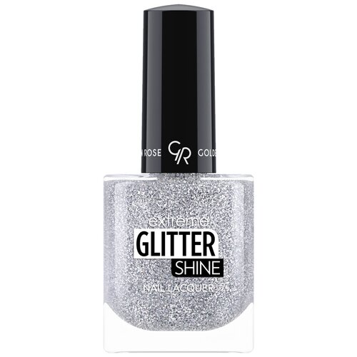 Golden Rose Лак для ногтей Extreme Glitter Shine Nail Lacquer, 10 мл, 204