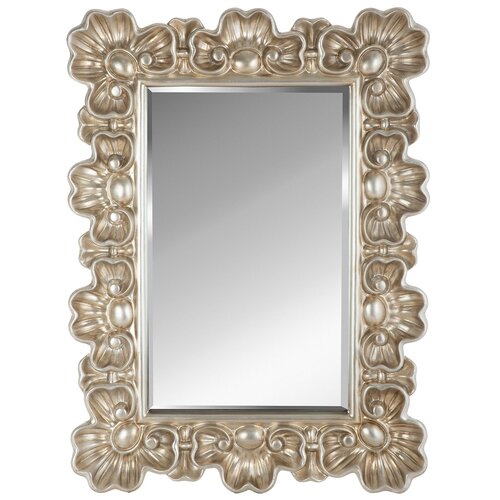 фото Зеркало настенное patterhome бордо шампань серебро, 75см х 107см, в раме, шампань серебро