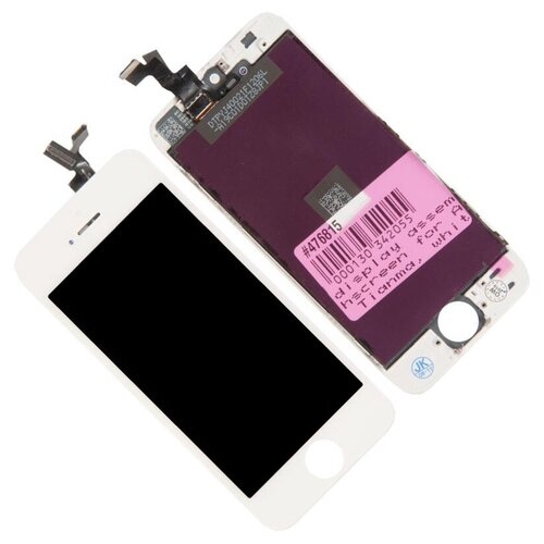 Дисплей в сборе с тачскрином и монтажной рамкой для Apple iPhone 5S Tianma, белый ZeepDeep