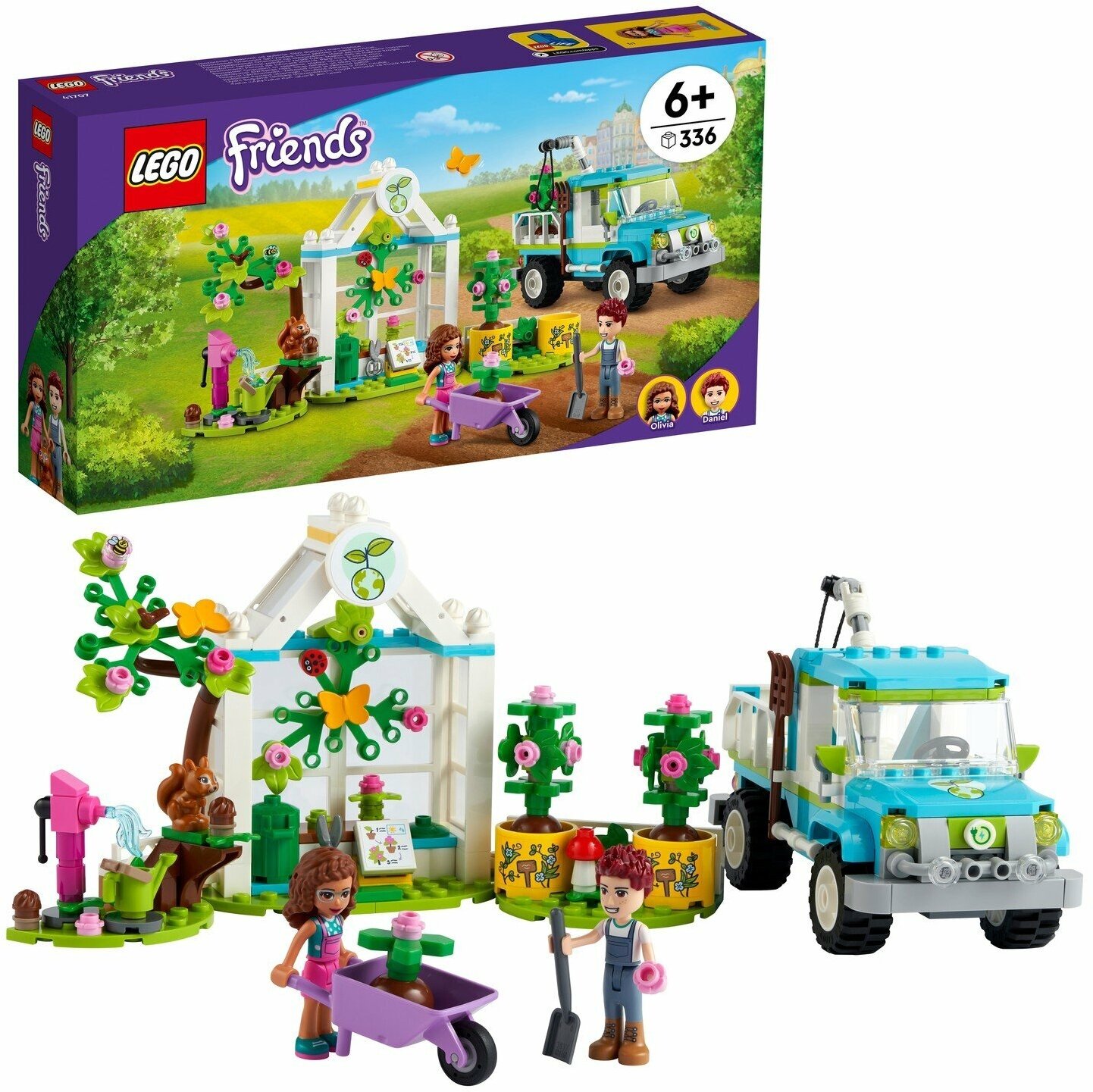 Конструктор LEGO FRIENDS Машина для посадки деревьев 41707