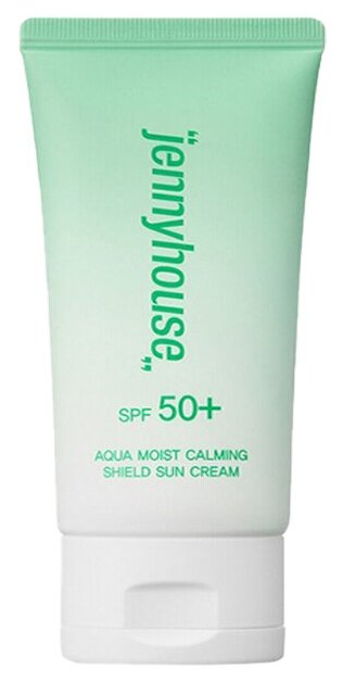 Солнцезащитный крем JennyHouse Aqua Moist Calming Shield Sun Cream, 50 мл