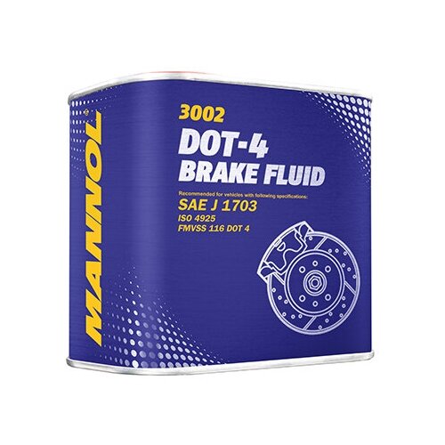 Жидкость Тормозная Mannol 0,455л Dot 4 Brake Fluid MANNOL арт. 8940