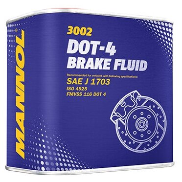 Жидкость Тормозная Mannol 0,455л Dot 4 Brake Fluid MANNOL арт. 8940