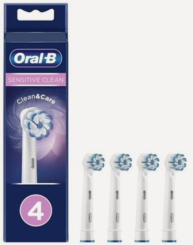Изображение товара Насадка для электрической зубной щетки Oral-b ORAL B Sensitive Clean EB60, 4 шт