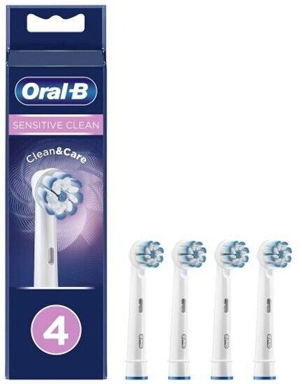 Насадка для электрической зубной щетки Oral-b ORAL B Sensitive Clean EB60, 4 шт