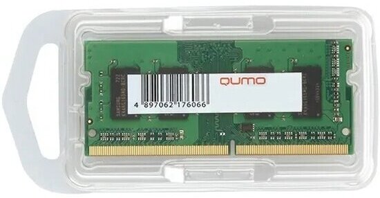 Модуль памяти Qumo SO-DIMM DDR4 16ГБ PC4-25600 3200MHz 1.2V, CL22, QUM4S-16G3200P22 - фото №10