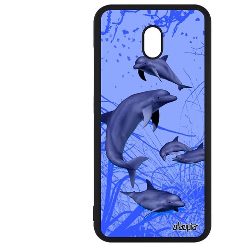 фото Чехол на смартфон xiaomi redmi 8a, "дельфины" косатка морские utaupia