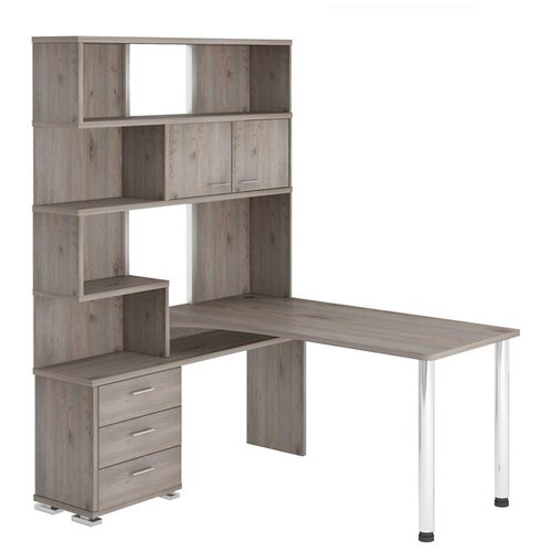 фото Компьютерный стол мэрдэс домино нельсон ср-420, шхг: 130х150 см, угол: слева, цвет: нельсон