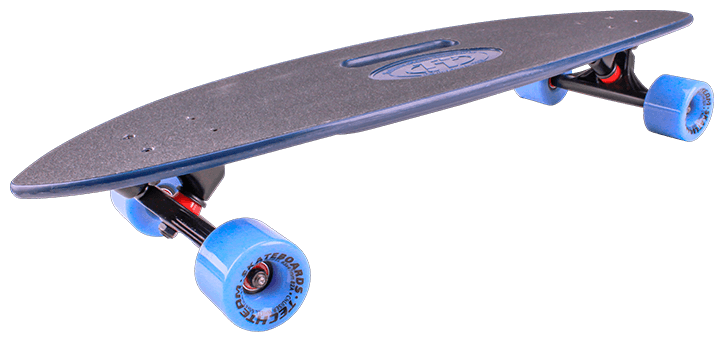 Скейтборд пластиковый Fishboard 31 blue 1/4 TLS-409