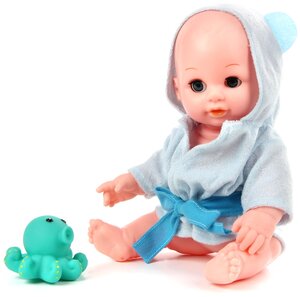 Фото Интерактивная кукла Lisa Jane в голубом халатике, 30 см, 72295