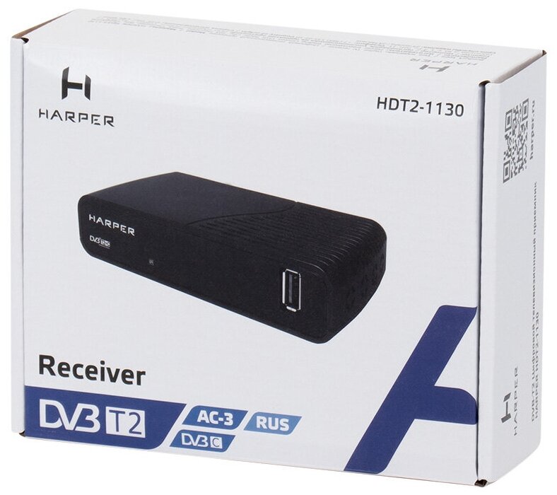 Телевизионный ресивер HARPER HDT2-1130 (DVB-T2+С)