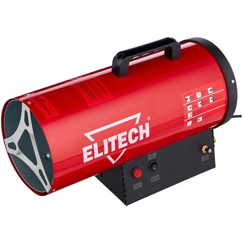 Газовая тепловая пушка ELITECH ТП 10ГБ (10 кВт) красный тепловая пушка elitech тп 10гб