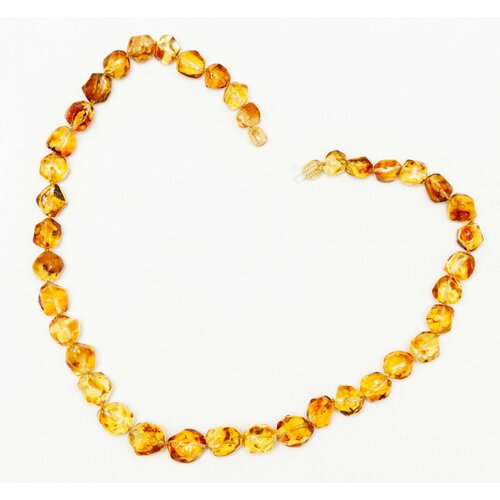 Колье Балтийский Ювелир, янтарь, длина 50 см, оранжевый, желтый