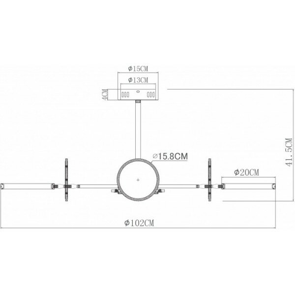 Люстра Arte Lamp SIENNA A1363PL-6PB - фото №6