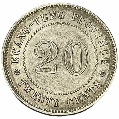 Китай (Китайская Республика), провинция Гуандун 20 центов (2 цзяо) 1920 г. (CR 9)