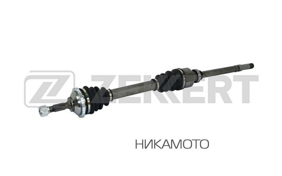 ZEKKERT AW-4657 Привод в сборе передн. прав. Peugeot 206 98- МКПП