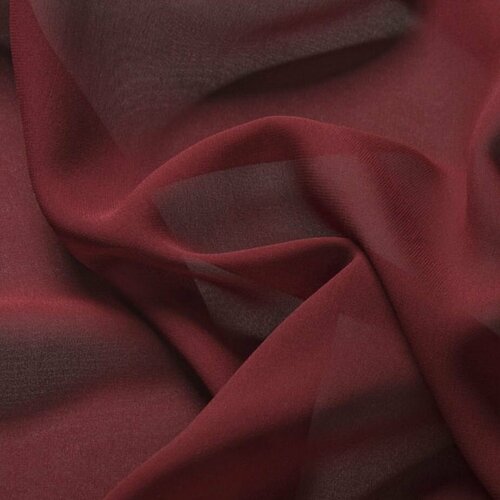 Шифон однотонный 2,4 м (шит.150 см) цвет бордовый