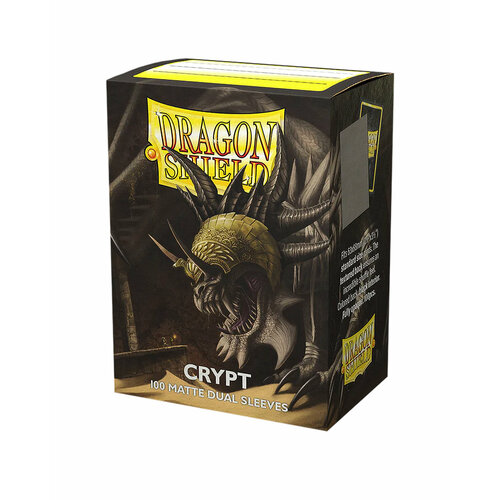 Протекторы Dragon Shield Crypt Matte Dual Sleeves 64x89 мм, 100 шт. для карт MTG, Pokemon