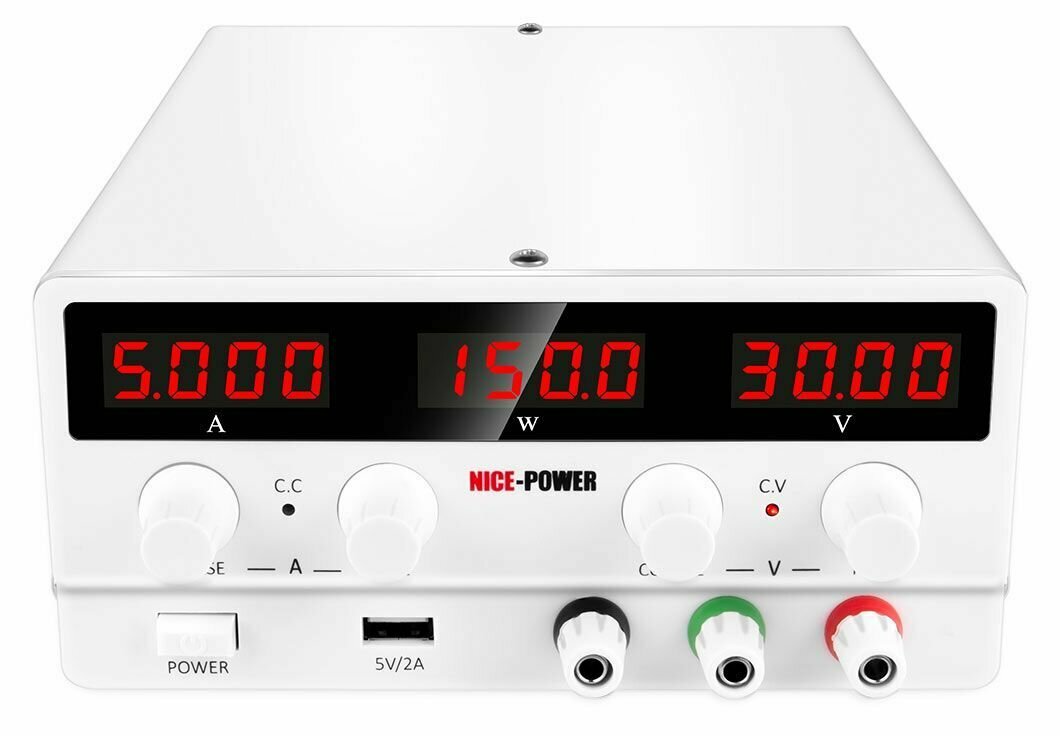 Источник питания Nice-Power SPS-H305 импульсный (30 В 5 А 1 канал 150 Вт USB выход 5 В/2 А)