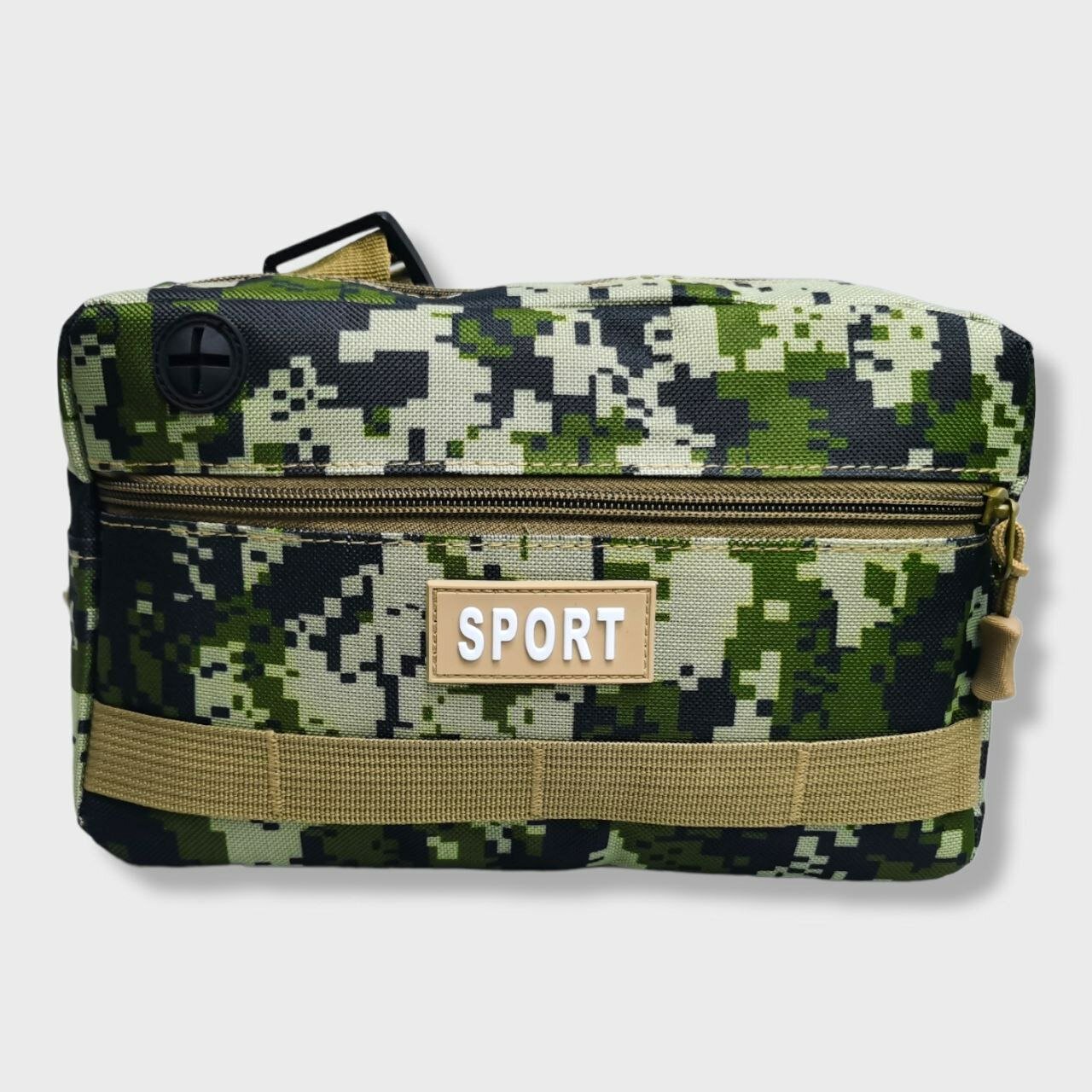 фото Сумка-бронежилет, сумка нагрудная, мужская текстильная сумка, синяя