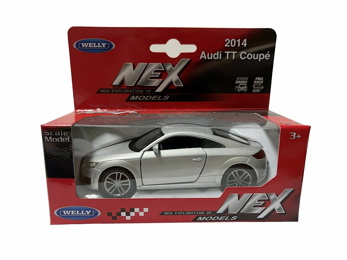 Машинка Welly Audi TT Coupe 2014 1:38 в ассортименте - фото №4