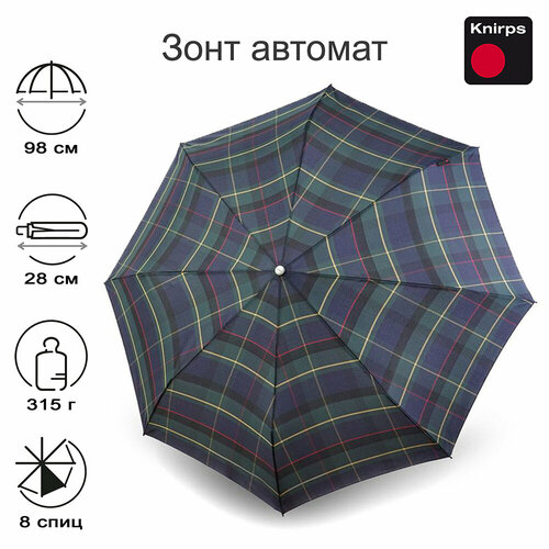 фото Мини-зонт knirps, check hunter