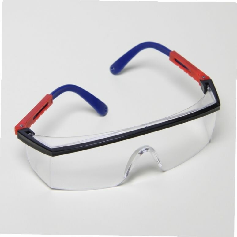 Защитные очки Профессионал прозрачные с чёрной оправой JL-D016 079037
