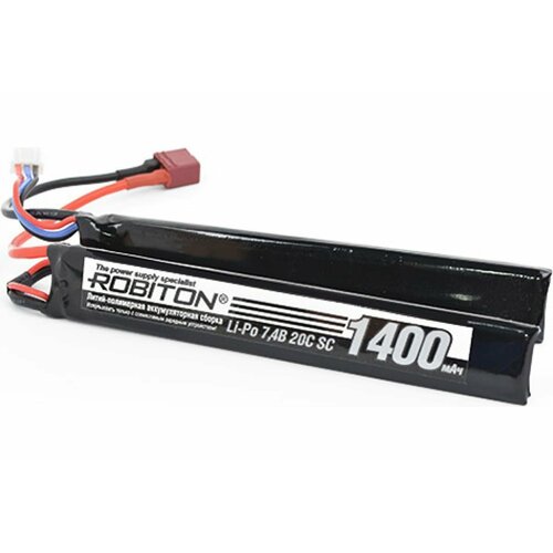 Аккумуляторная сборка ROBITON LP-STN2-1400 Lipo 7.4В 1400мАч, 1шт