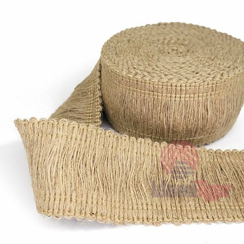 Тесьма плетенная из льна 5см5 метров 499₽