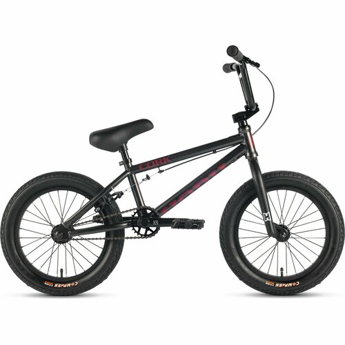 Велосипед Horh Cork HCR16 16 (2024) детский для мальчиков, стальная рама с U-brake тормозами, 1 скорость, для роста 110-125 см, цвет Black-Copper
