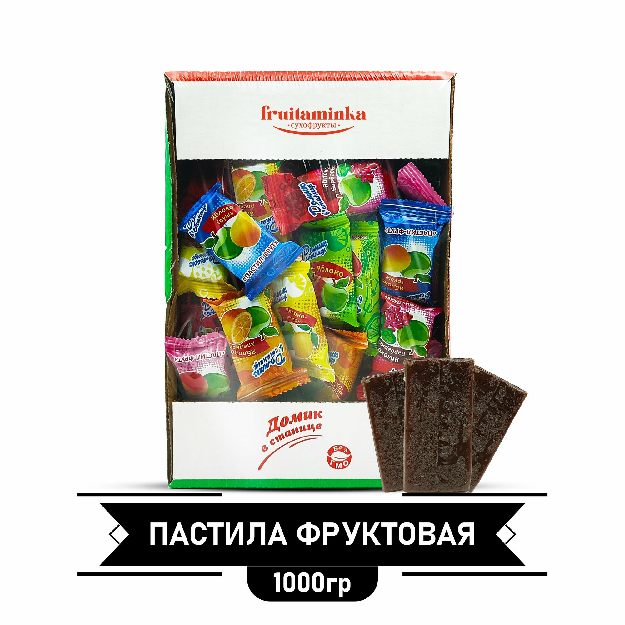 Пастила фруктовая ассорти без сахара 1кг / FRUITAMINKA