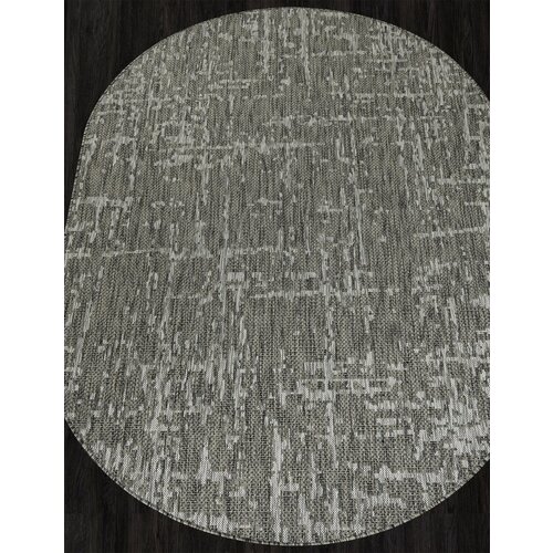 Ковер 506B5 - Овал Серый, Современный, Ковер на пол, в гостиную, спальню, в ассортименте, Турция, Бельгия, Россия (160 см. на 229 см.)