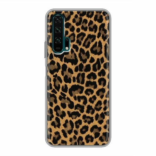 Дизайнерский силиконовый чехол для Huawei Honor 20 Pro Леопард узор силиконовый чехол леопард на honor 9s