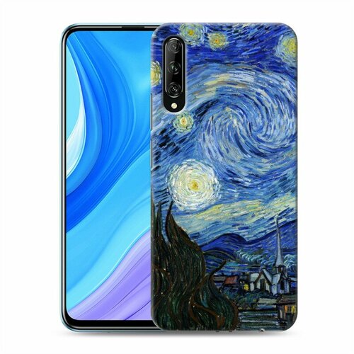 Дизайнерский силиконовый чехол для Huawei Y9s Звездная ночь