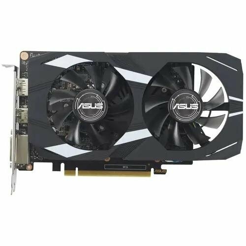 Видеокарта Asus PCI-E DUAL-GTX1650-O4GD6-P-EVO NVIDIA GeForce GTX 1650 4Gb 128bit GDDR6 162012000 DVIx1 HDMIx1 DPx1 HDCP Ret 2199000₽