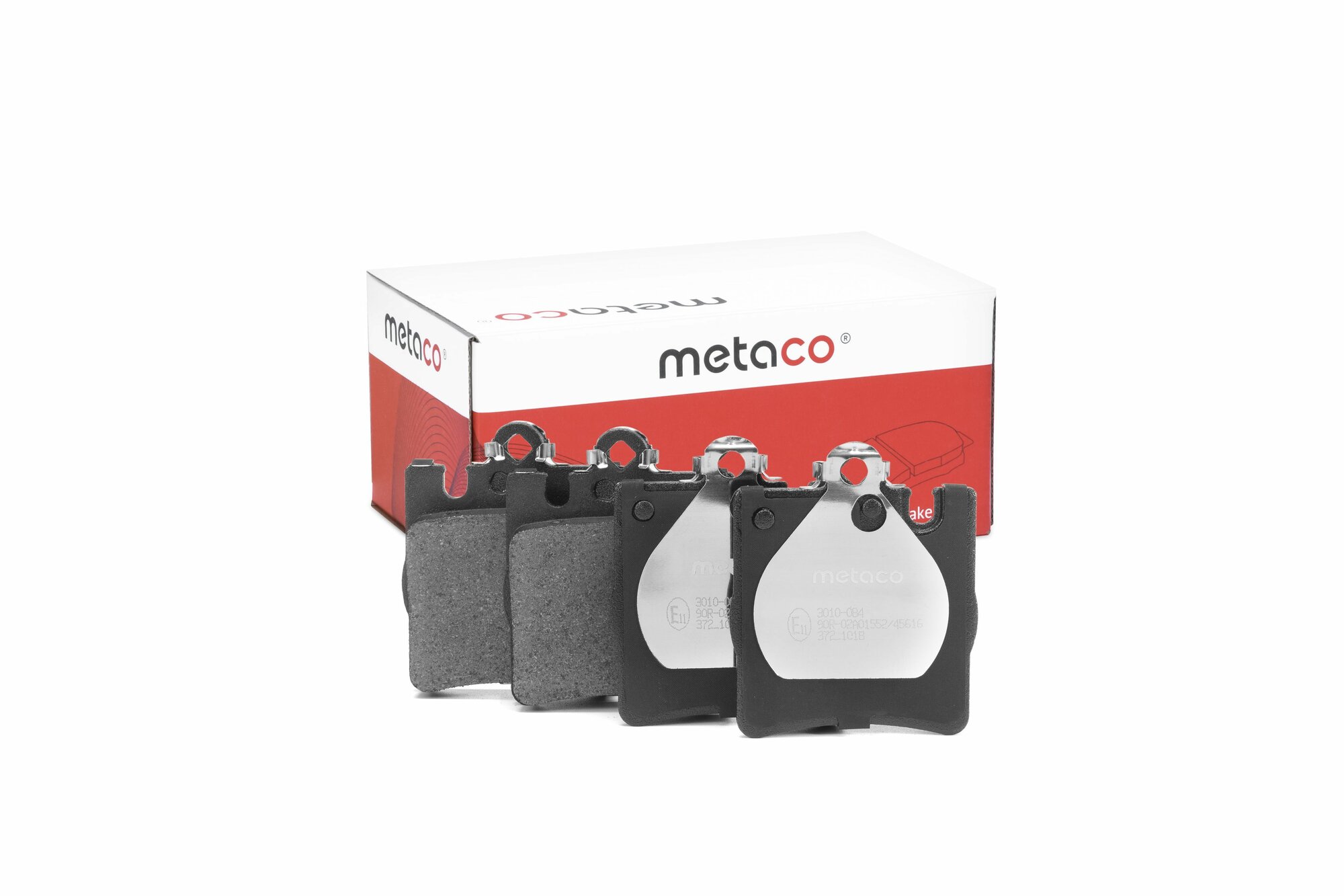 Колодки тормозные задние дисковые к-кт Metaco 3010-084
