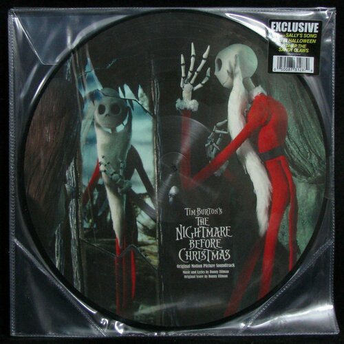 Виниловая пластинка Walt Disney Danny Elfman – Nightmare Before Christmas (Original Motion Picture Soundtrack) (picture disc, 2LP) various artists performance original motion picture soundtrack rocktober 2021 limited 180 gram yellow vinyl 12 винил