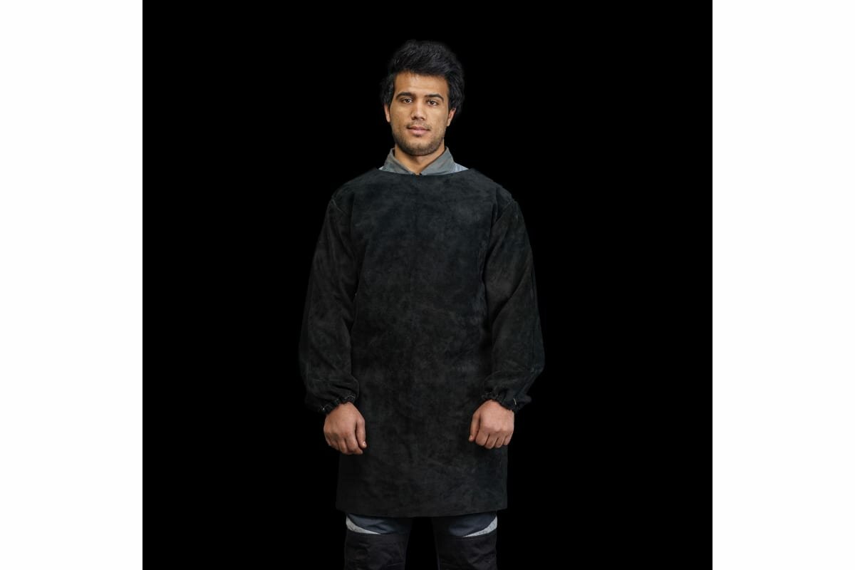 фото Фартук спилковый с рукавами