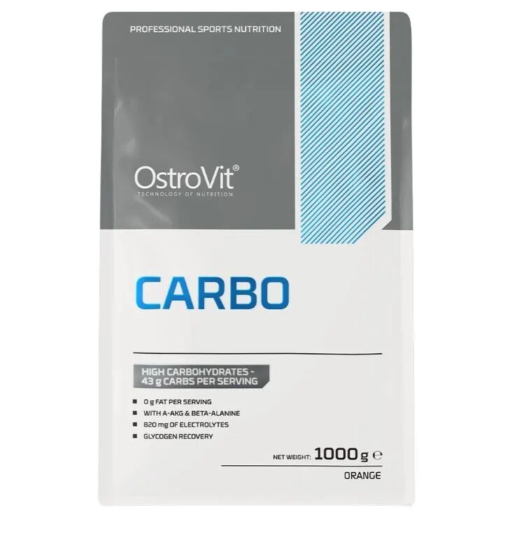 Ostrovit, Carbo 1000 g (Апельсин)