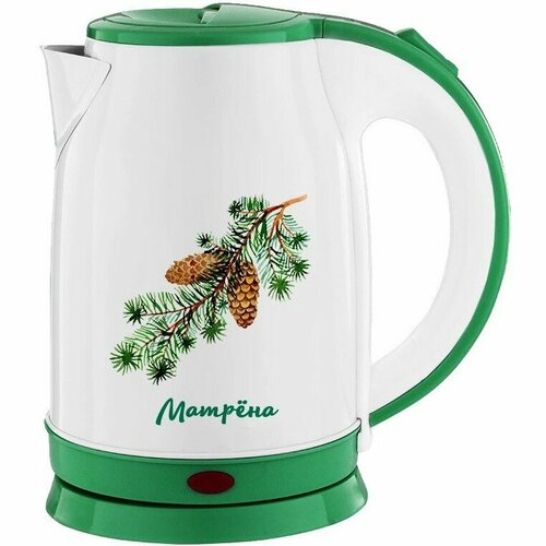 Чайник электрический 18Л 1500ВТ диск нерж СТ БЕЛзелен С РИС ЕЛЬ С шишками матрена 223100₽
