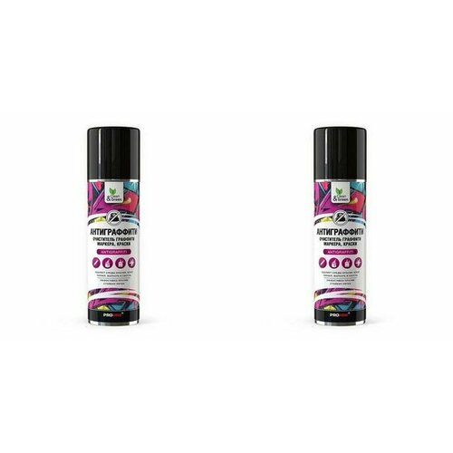 CleanGreen Антиграффити Удаляет следы граффити маркера чернил краски и скотча аэрозоль 2шт 1115₽