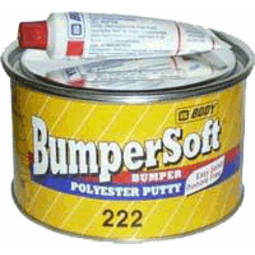 Шпатлевка по пластику BUMPERSOFT 222 черная 1кг, 2220200001, BODY