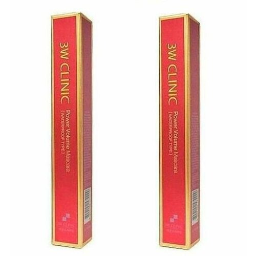 3W Clinic Тушь водостойкая для объема 7 гр 2 шт 1050₽