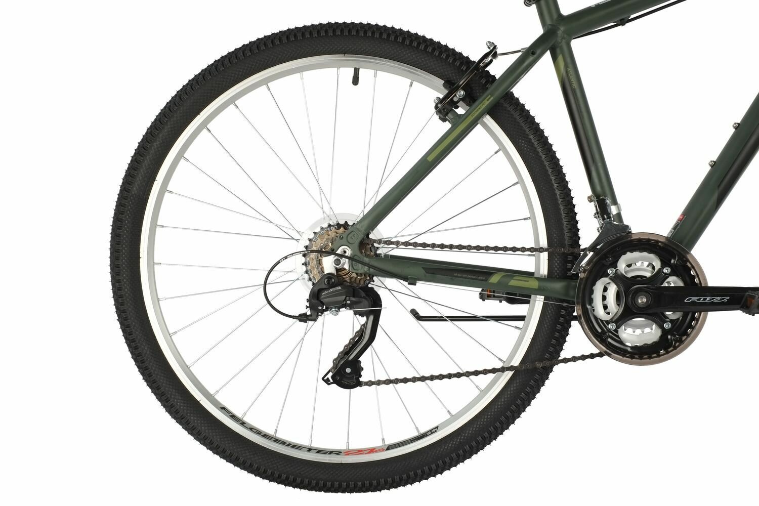 Велосипед Foxx Atlantic 27.5 горный рам.:18" кол.:27.5" зеленый (27AHV.ATLAN.18GN1) - фото №3