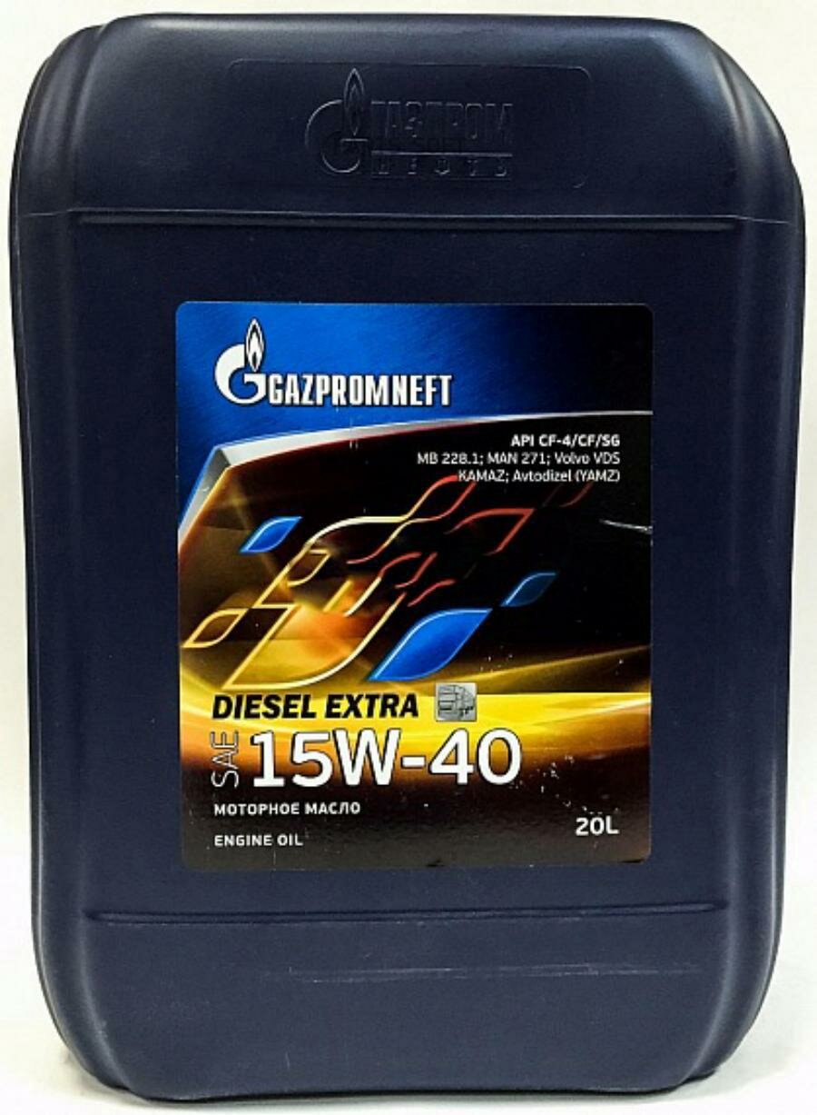 Масло моторное Gazpromneft Diesel Extra 5W-40 20л. GAZPROMNEFT / арт. 2389901233 - (1 шт)