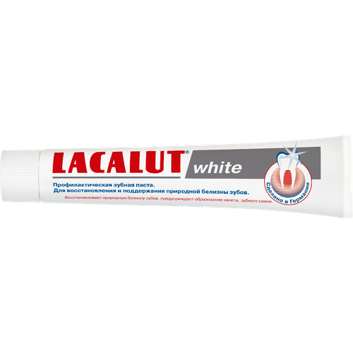 зубная паста lacalut white 75 мл Зубная паста Lacalut White профилактика 50мл