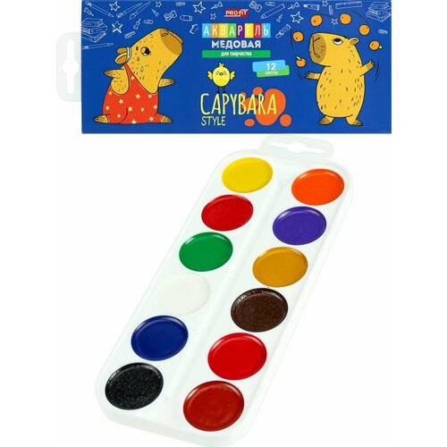 Краски гуашевые капибара КГ-4174 6 цв 10 мл TMProfit КГ-4174 352₽