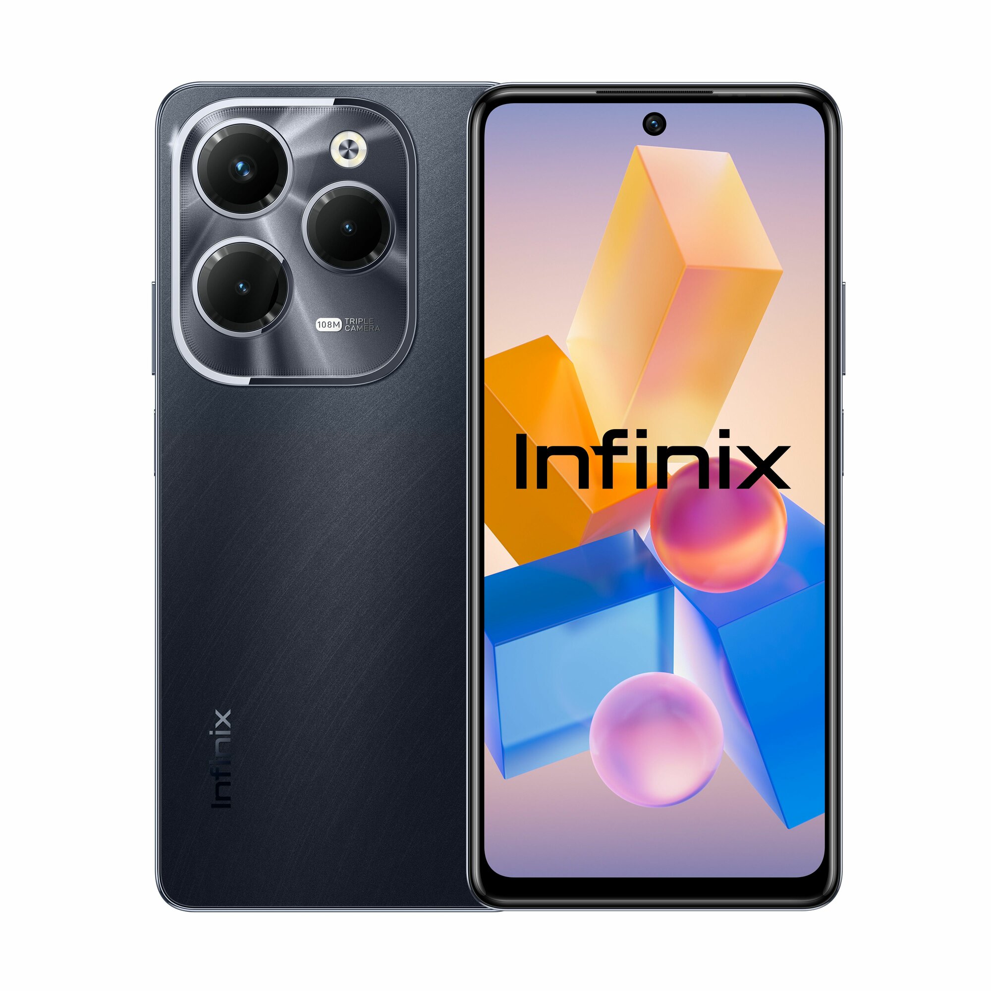 Смартфон Infinix HOT 40 Pro 8+256 GB Starlit Black — фото 1