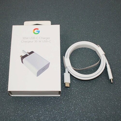 Cетевое зарядное устройство Google, 30W USB-C Charger+кабель